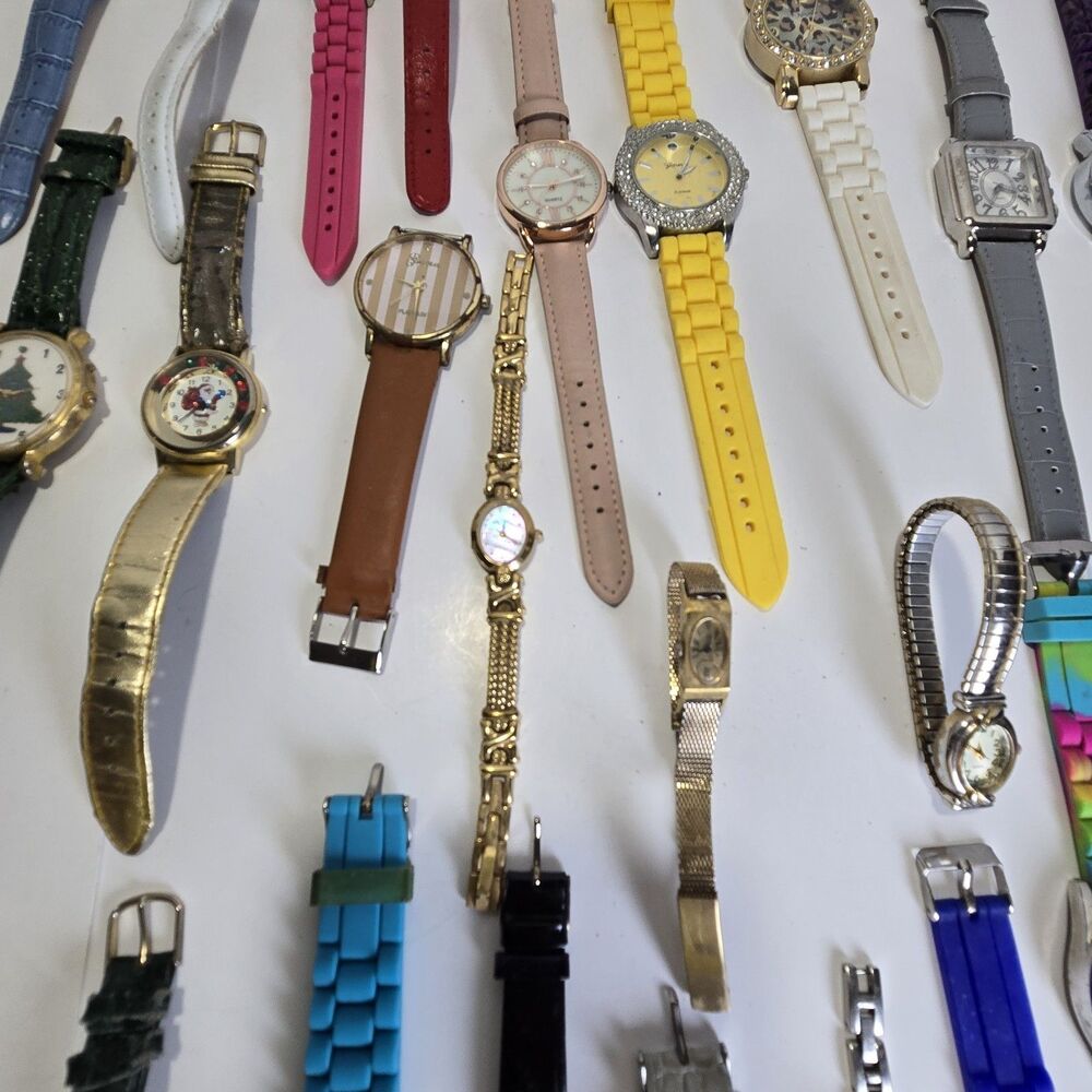 Wholesale Watch Lot of 43 Vintage & Modern - Timex Fossil Elgin Parts Repair - Picture 11 of 16